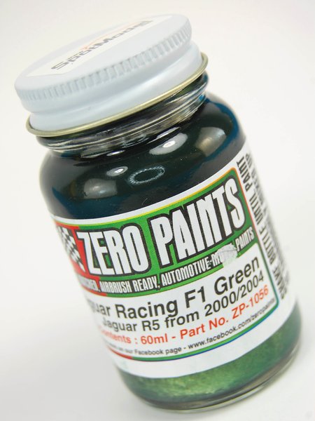 Zero Paints ZP 1056 Paint For Airbrush Jaguar F1 Green 1 X 60ml For zero-paints-zp-1056-paint-for-airbrush-jaguar-f1-green-1-x-60ml-for